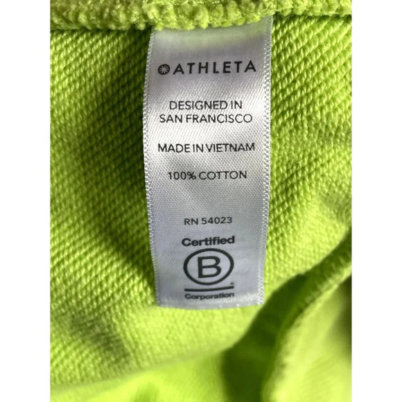 Athleta‎ Lime Green Cropped Hoodie - Picture 5 of 5